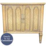 26.5" Unfinished 2 Door Vintage Buffet #08923