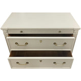 34.75" Finished 2 Drawer Baker Furniture Vintage Side Table Set of 2 #08776