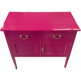 36" Finished 2 Drawer 2 Door Vintage Buffet #08636