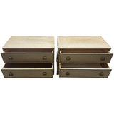 32" Unfinished 2 Drawer Davis Vintage Nightstand Set of 2 #08896