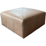 37" Miles Leather Ottoman | ready to ship!