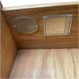 66" Unfinished 3 Drawer Baker Vintage Console Table #08886