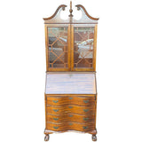 30" Unfinished 2 Door 4 Drawer Vintage Hutch #08863