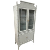 38" Finished High Gloss Light Blue FB 4 Drawer Drexel Vintage Hutch #08829