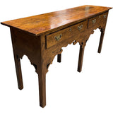 58" Unfinished 2 Drawer Henredon Vintage Console Table #08881