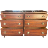 57.5" Unfinished 6 Drawer Vintage Dresser #08908