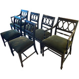 22" Finished Vintage Chair Set of 6 #08833
