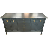 64" Finished 2 Door 5 Drawer Vintage Buffet #08896