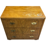 32" Unfinished 3 Drawer Drexel Vintage Dresser #08797