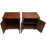 24" Unfinished 2 Door Vintage Side Table Set of 2 #08820