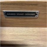 45" Unfinished 3 Drawer Maurice Stuart-Designer Vintage Console Table #08939