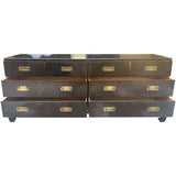 76" Unfinished 8 Drawer Vintage Dresser #08836