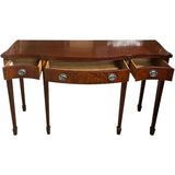 59" Unfinished 3 Drawer Baker Vintage Console Table #08981
