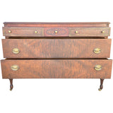 50" Unfinished 3 Drawer Revell & Co. Chicago Vintage Dresser #08905