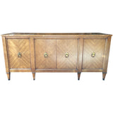 72" Unfinished 4 Door Vintage Buffet #08844