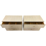 30" Unfinished 2 Drawer Vintage Nightstand Set of 2 #08875