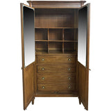 39" Unfinished 4 Door Davis Vintage Hutch #08995