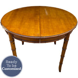 40.5"-58.5"-102'' Unfinished Vintage Table Extendable #08847