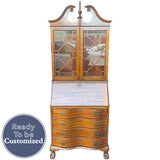 30" Unfinished 2 Door 4 Drawer Vintage Hutch #08863