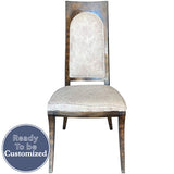 18" Unfinished Vintage Chair Set of 9 #08946