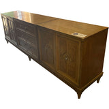 99.5" Unfinished 4 Door 3 Drawer Restano Vintage Buffet #08926