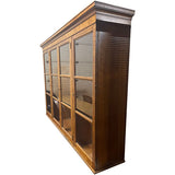 64" Unfinished 4 Door Vintage Hutch Top #08930