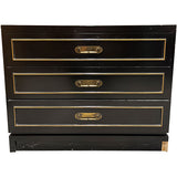 36" Unfinished 3 Drawer Vintage Dresser #08807