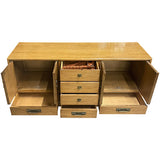 62" Unfinished 4 Door 6 Drawer Vintage Buffet #08937