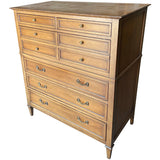 42" Unfinished 9 Drawer Drexel Vintage Tallboy #08719
