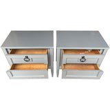 23" Unfinished 2 Drawer Basic Witz Vintage Nightstand Set of 2 #08898