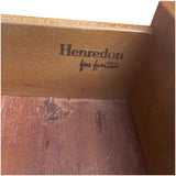 22" Unfinished 1 Drawer Henredon Vintage Nightstand Set of 2 #09008