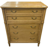 38" Unfinished 5 Drawer Drexel Vintage Tallboy #08931