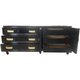 68" Finished 2 Door 3 Drawer Vintage Buffet #08822