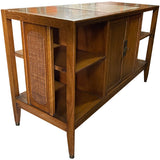 44" Unfinished 2 Door Vintage Bar Cart #08843
