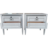 23" Unfinished 2 Drawer Basic Witz Vintage Nightstand Set of 2 #08898
