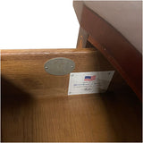 59" Unfinished 3 Drawer Baker Vintage Console Table #08981