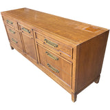 70" Unfinished 1 Door 6 Drawer Fancher Vintage Buffet #08910