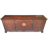 77.5" Unfinished 2 Door 6 Drawer Heritage Vintage Buffet #08879