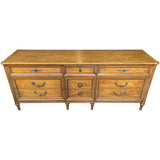 77" Unfinished 9 Drawer Henredon Vintage Dresser #08802