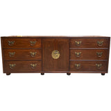 80" Unfinished 2 Door 6 Drawer Vintage Buffet #08815