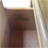 84" Unfinished 2 Door 6 Drawer American Of Martinsville Vintage Buffet #08899