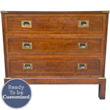 32" Unfinished 3 Drawer Vintage Dresser #08834