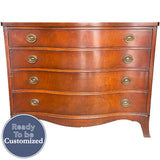 46" Unfinished 4 Drawer Vintage Drexel Dresser #08856