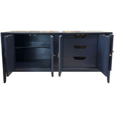 66" Finished 6 Door Drexel Vintage Buffet #08772