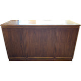 55.25" Unfinished 8 Drawer Vintage Desk #09012