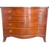 46" Unfinished 4 Drawer Vintage Drexel Dresser #08856