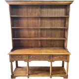 65" Unfinished 3 Drawer Furniture Vintage Console Table #08830