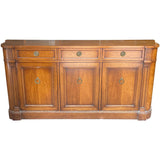72" Unfinished 3 Door 3 Drawer Drexel Vintage Buffet #08860