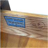 64" Unfinished 9 Drawer Drexel Vintage Dresser #08945