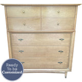 38.5" Unfinished 5 Drawer Kroehler Vintage Tallboy #08857